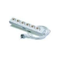 Bases sin interruptor- 6 tomas