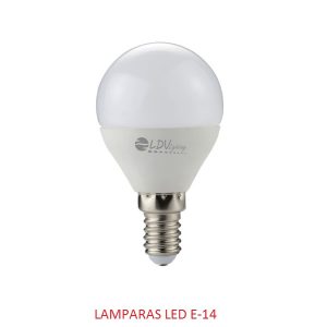 Lámpara led esférica t-14 6000 K