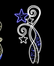 MOTIVO ESTRELLAS 1.80 X 0.80 MT